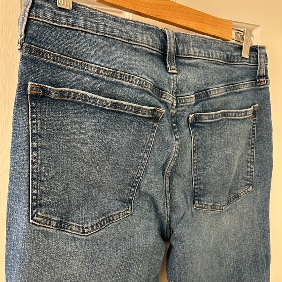 Madewell Skinny Flare Jeans High Rise Medium Wash Size 31P (27” Inseam) - Picture 5 of 6